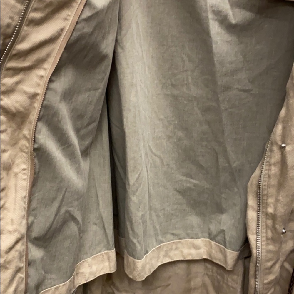 Massimo Dutti Linen Drawstring Jacket Medium - image 6